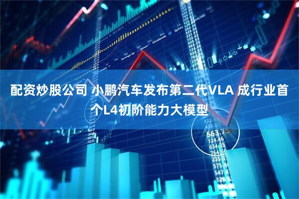 配资炒股公司 小鹏汽车发布第二代VLA 成行业首个L4初阶能力大模型